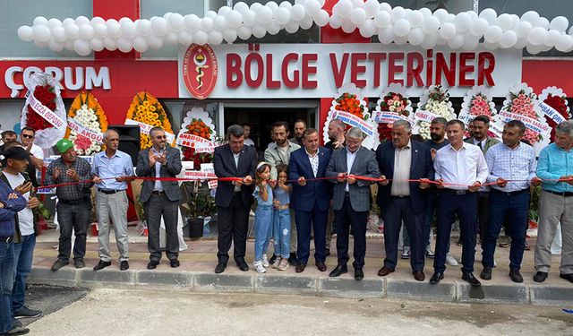 Çorum Bölge Veteriner Kliniği hizmete girdi