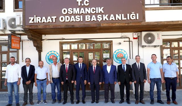 Vali Zülkif Dağlı’dan  Osmancık’ta inceleme