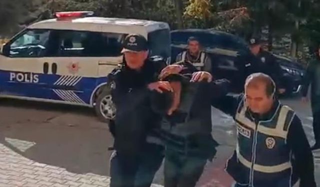 Gittikleri iş yerinde dehşet saçan firari oğul yakalandı