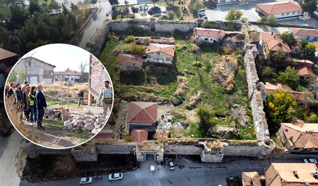 Kale’nin restorasyonu başladı