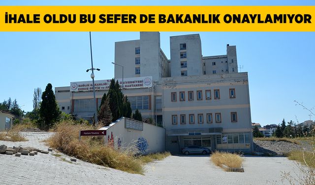 Devlet Hastanesi'nin inşaatı için ne bekleniyor?