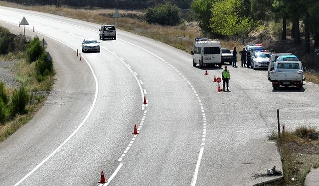 Çorum'un bu ilçesinde drone  destekli  trafik denetimi yapıldı