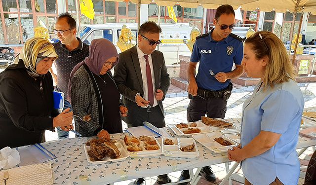 Çorum'un bu ilçesinde yöresel lezzetler yarıştı