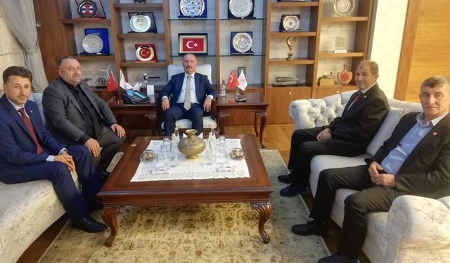 SP heyetinden Vali Çalgan  ile Başkan Aşgın’a ziyaret