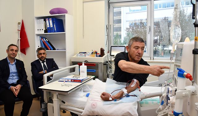 Ev Hemodiyalizi Ünitesinde 10. grup hasta sınavı yapıldı