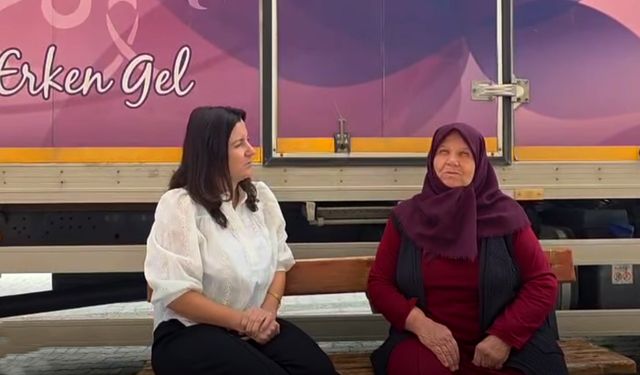 Mobil tarama aracında kanser olduğunu öğrendi, tedavisine başlandı