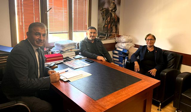 Ali Rıza Suludere’den  Çorumlu başkana ziyaret