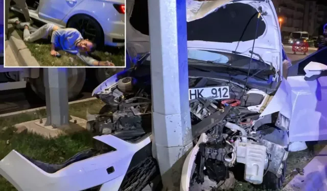 Aynı yolda yarım saatte iki kaza!