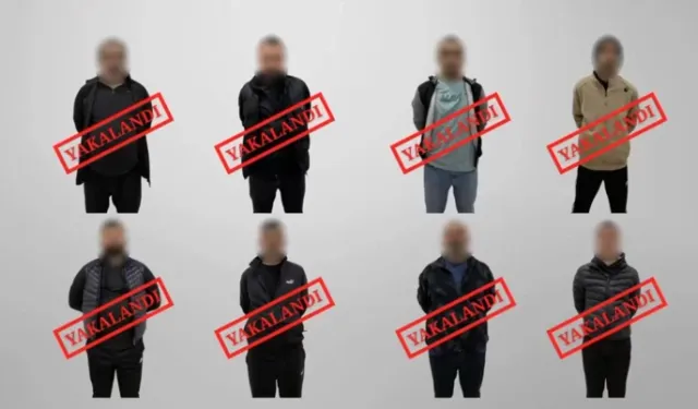 8 suçlu Türkiye'de