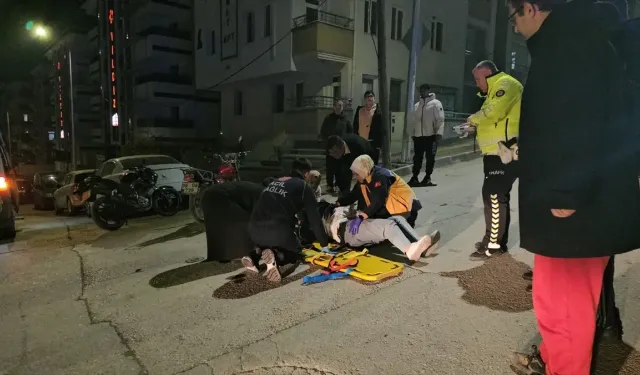 Otomobil ile motosiklet çarpıştı: 1 yaralı