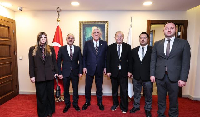 İYİ Parti Çorum heyeti Dervişoğlu ile görüştü