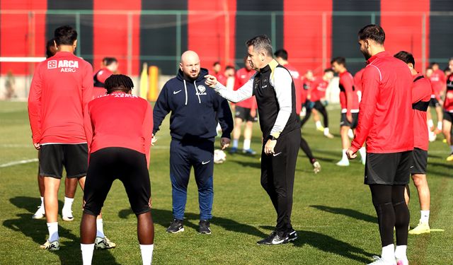 Çift maçın hazırlığını yaptılar