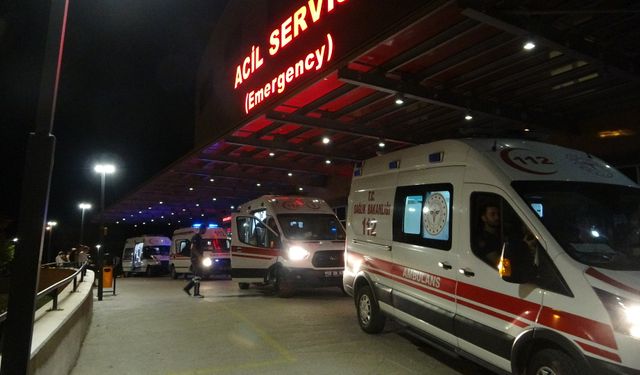 Hastane önünde silahlı kavga