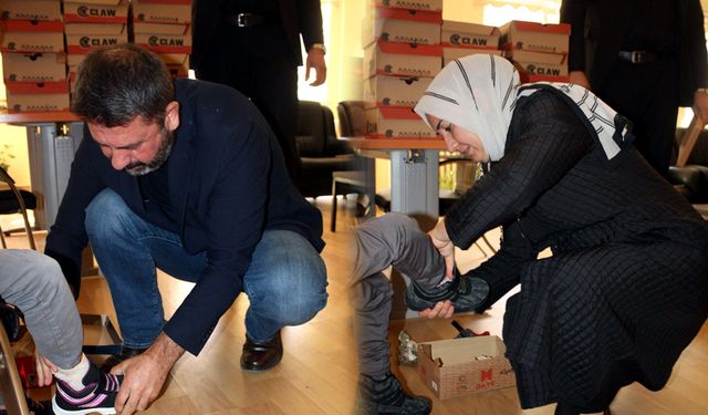 Öğrencilere bot dağıtıldı