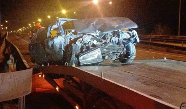 Çorum'da feci kaza: Sürücü yaralandı