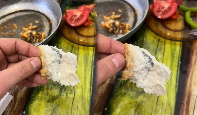 Ekmeğin içinden çıkanı görünce şok oldu