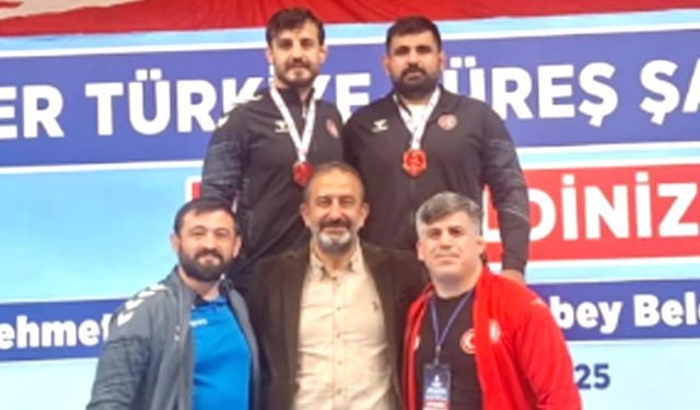 Belediyespor’dan  minderde iki madalya