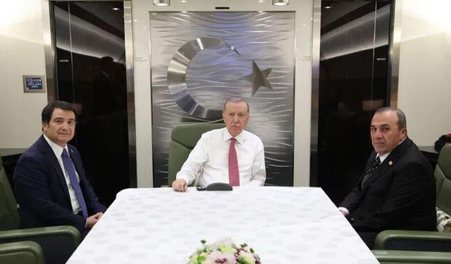 Kayrıcı Cumhurbaşkanı Erdoğan ile birlikte Türkmenistan'a gitti