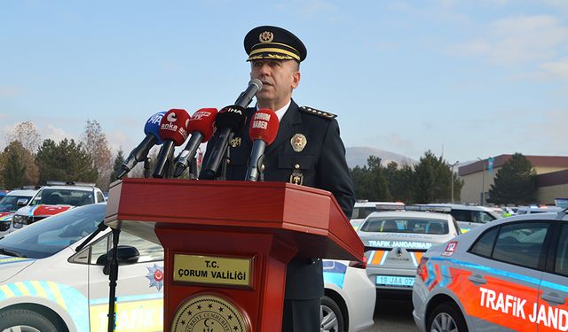 ‘Amacımız Çorum’u huzur ve güvenlik açısından örnek gösterilen iller arasına taşımak’