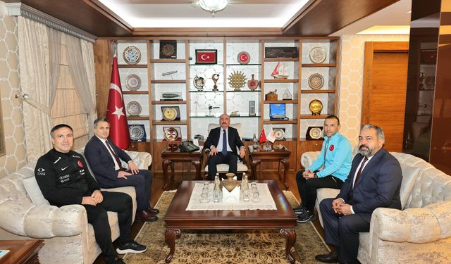 Federasyon başkanından Vali Çalgan'a ziyaret