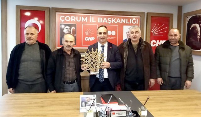 Sobacı ve Çilingirler Odasından  CHP’ye kutlama ziyareti