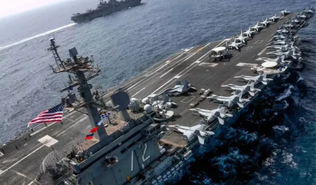 Savaş çanları çalıyor! Dev uçak gemisi bölgeye ulaştı