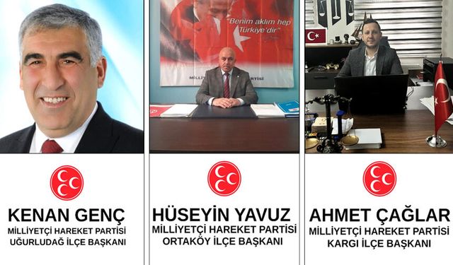 MHP’den üç ilçeye atama