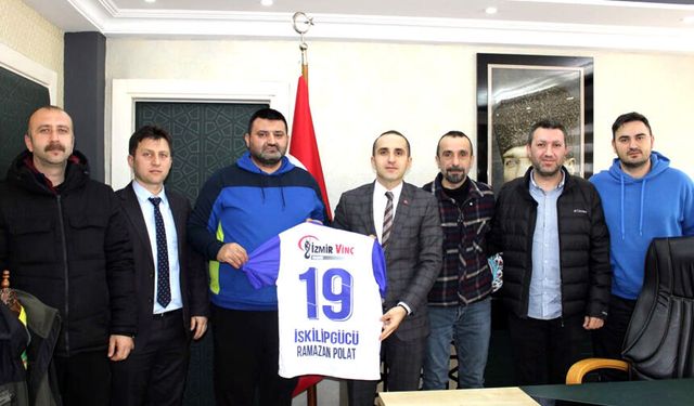 İskilipgücüspor’dan Kaymakam Polat’a ziyaret