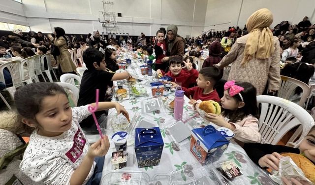 Çorum Belediyesi’nden çocuklara "tekne orucu" iftarı