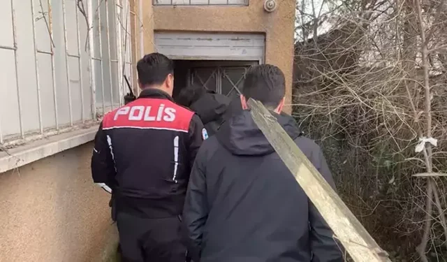 Cezaevi firarisi metruk evde yakalandı