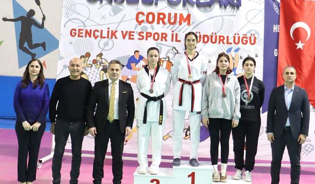Genç Kızlar’da Taekwondo’da Çorum temsilcileri belli oldu