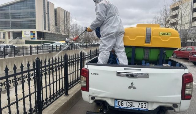 Çorum Belediyesi’nden yaz öncesi vektörle mücadele