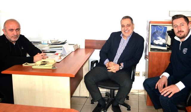 Çorum FK yönetiminden gazetemize ziyaret