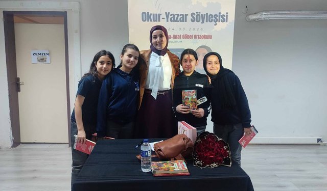 Osmancık’ta öğrenciler yazarla buluştu