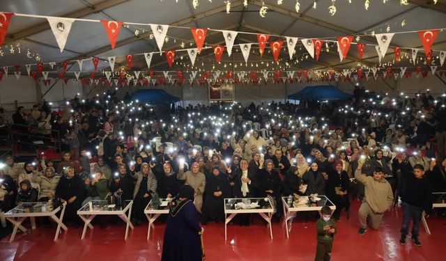 Ramazan çadırına yoğun ilgi