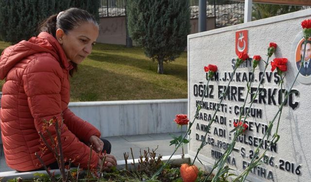Şehit eşinden duygulandıran sözler: "Burası benim damsız evim"