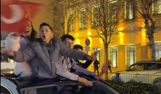 Çorum'da milli maç coşkusu