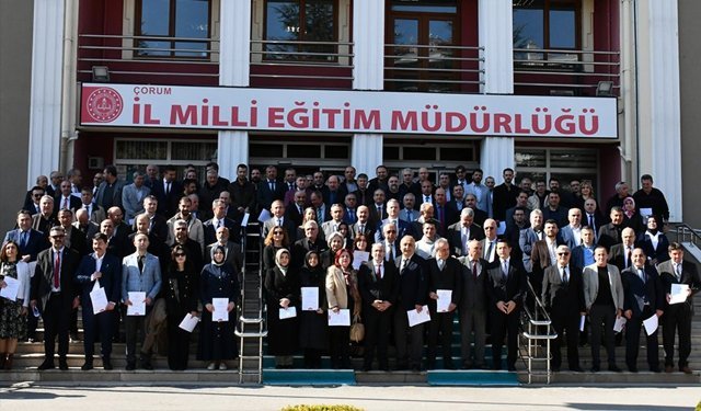 Çorum'da 242 okula ‘Okulum Temiz’ belgesi