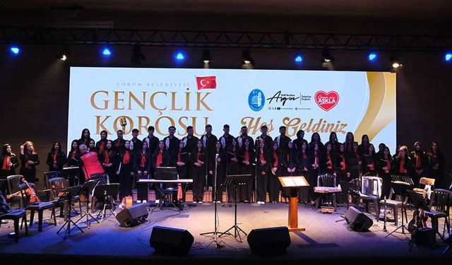 Çorum'da Gençlik Korosu Konseri düzenlendi