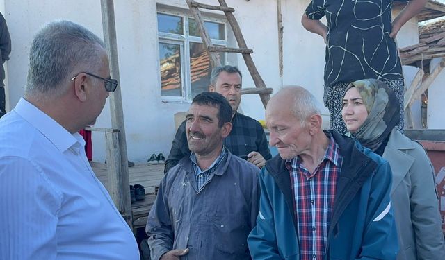 Ahlatcı'dan Oyaca ve Kavşut'a geçmiş olsun ziyareti