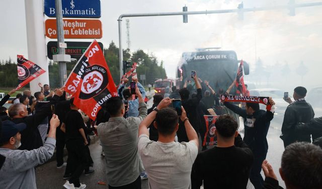 Şampiyon takım böyle karşılandı