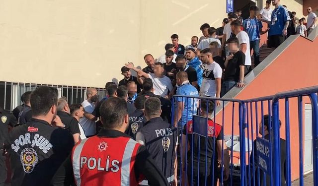 Çorumspor maçında kavga çıktı!