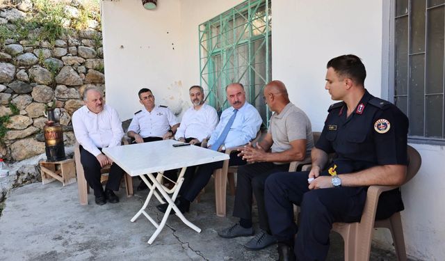 Vali Çalgan'dan Kadıderesi köyüne ziyaret