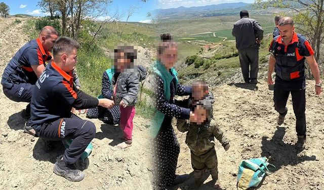 Çorum'da kayıp iki çocuk çamur içinde sağ bulundu
