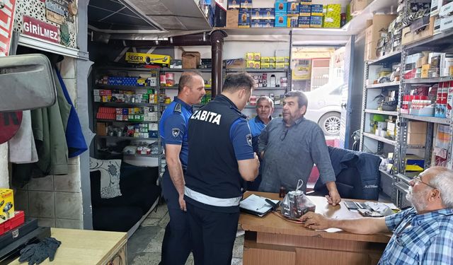Zabıta sanayide denetim yaptı