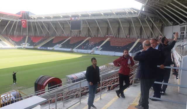 TFF stadyumu inceledi