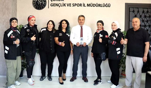Kadın Motosiklet Kulübü’nden Demirkıran’a teşekkür ziyareti