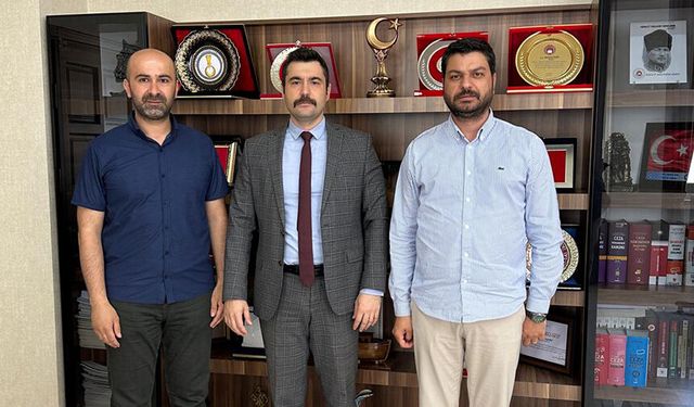 Mehmet Kurt'a hayırlı olsun ziyareti