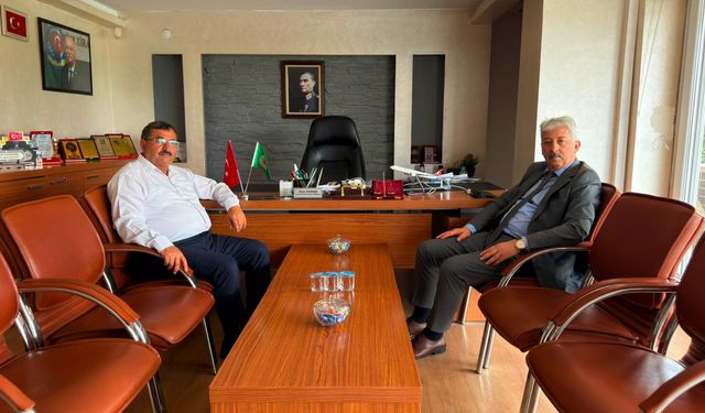Defterdar Ciğer'den Özdemir'e ziyaret