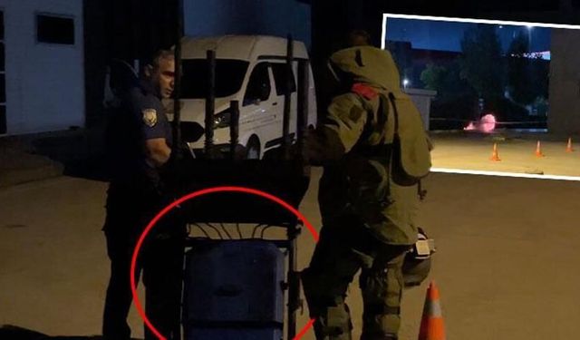 Terminaldeki şüpheli valiz fünyeyle patlatıldı